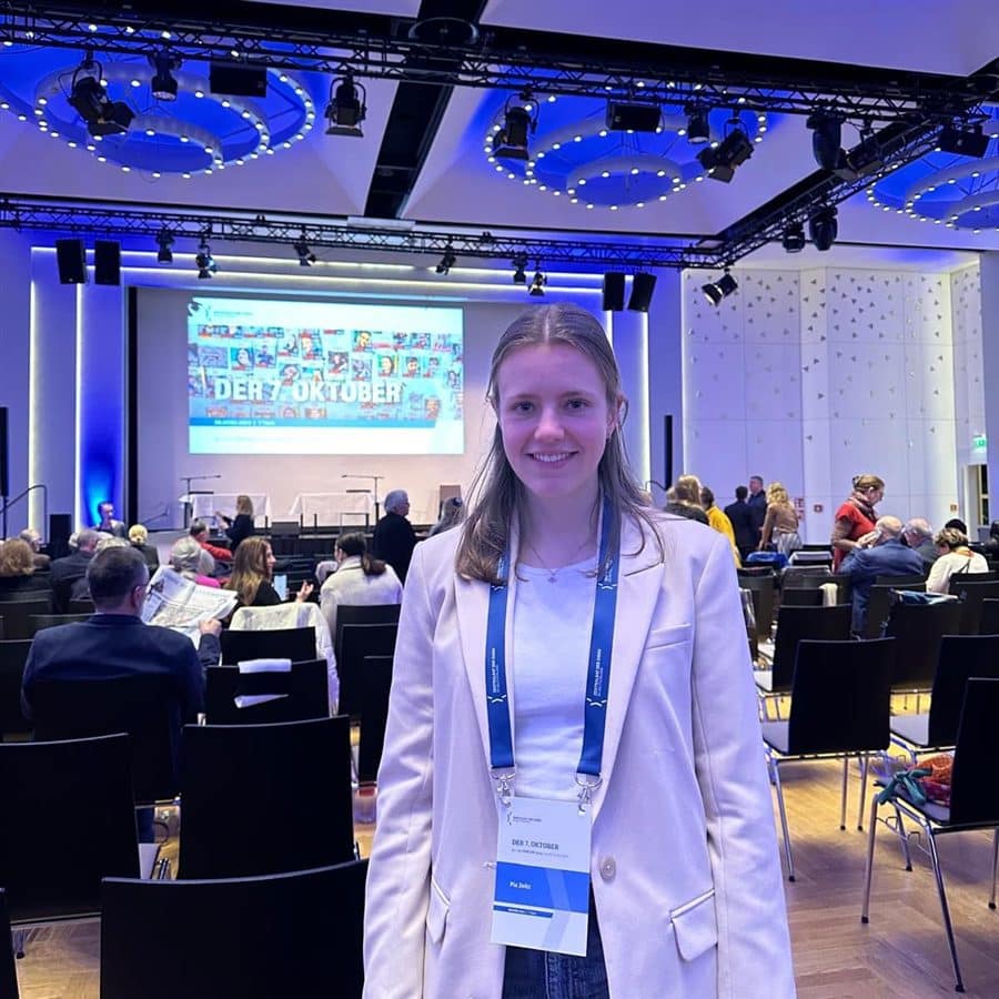 Pia Zeitz at the conference The 7th of October, 2024